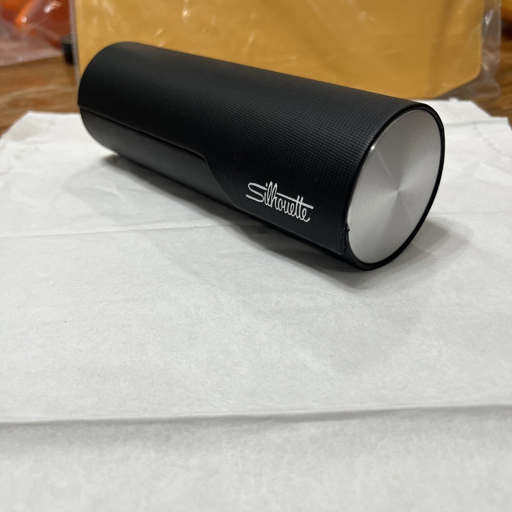 Silhouette Black Eyeglasses Case