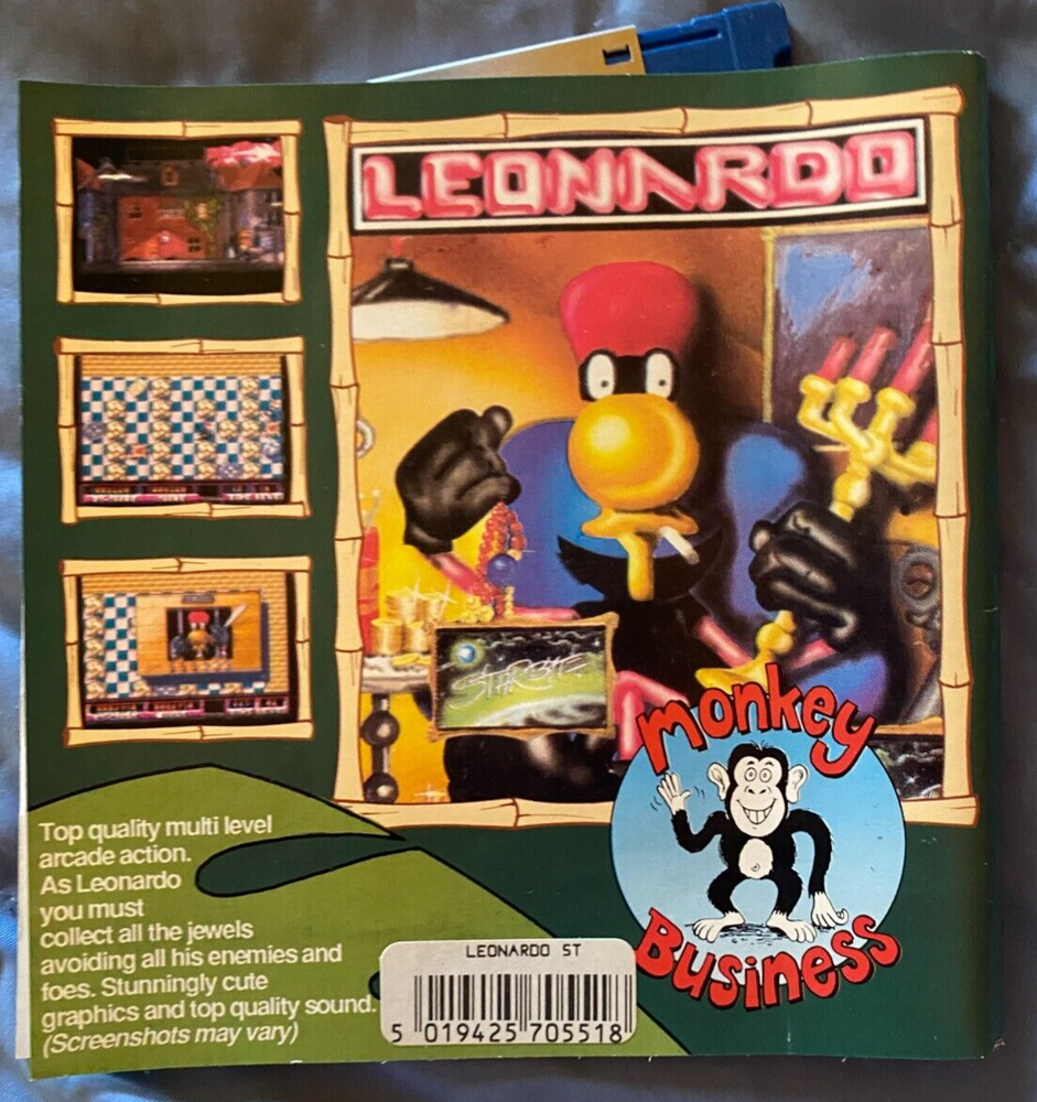 Leonardo Atari 1040/520 ST NEW Disk By Monkey Business