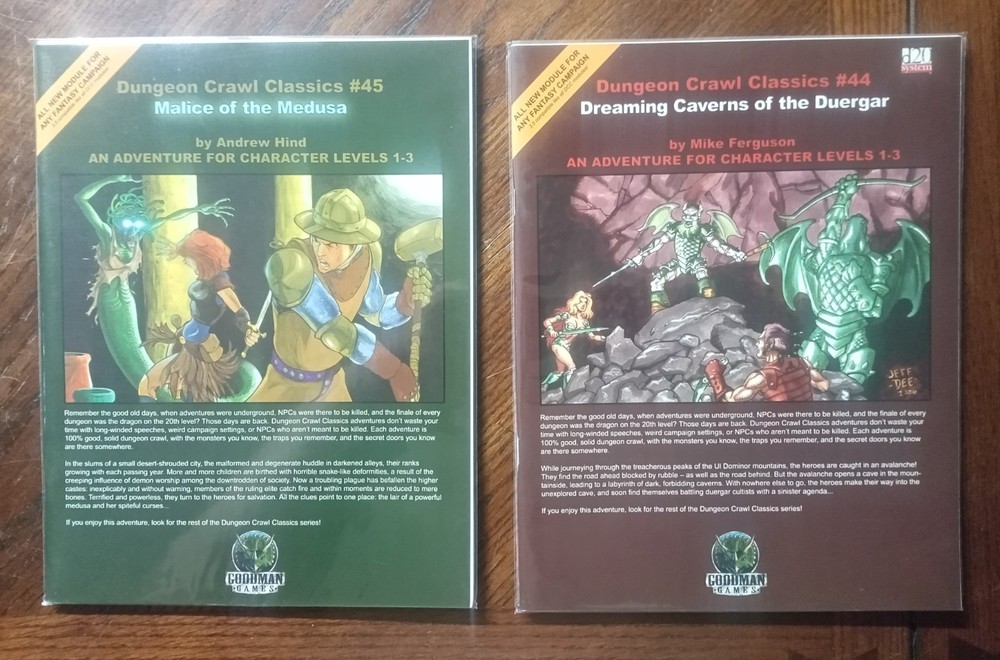 dungeon crawl classics #44 and #45