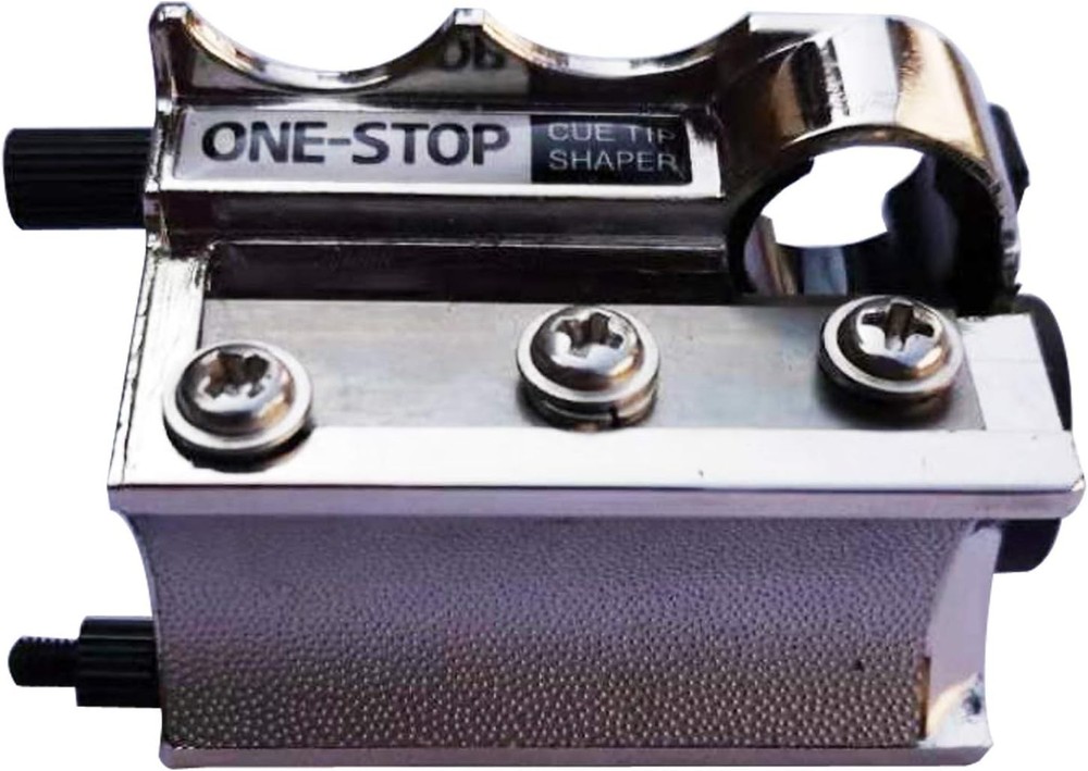 Billiard Cue Tip Shaping Tool - Versatile & Easy Operation with Instructions