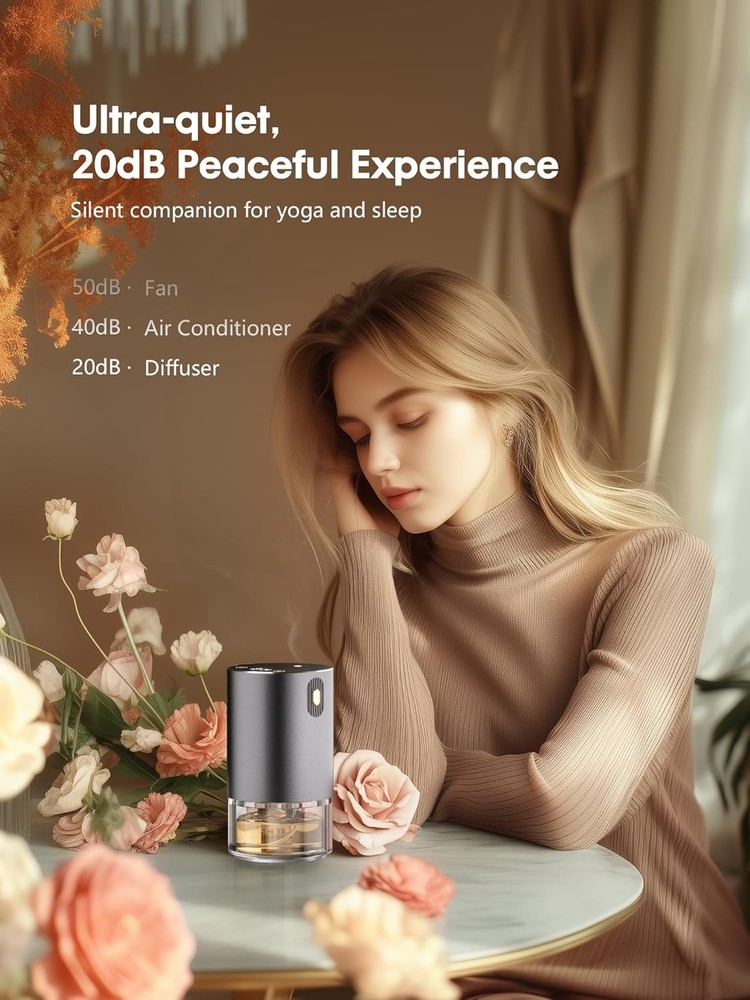 Waterless Essential Oil Diffuser - Rechargeable Scent Dark Allure