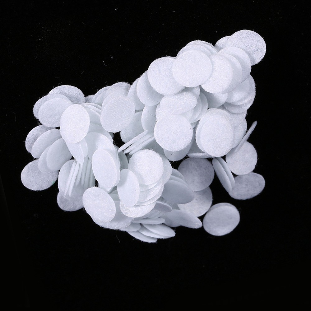 100pcs Cotton Filter Round Filtering Pads For Blackhead Removal Machine 40mm WT