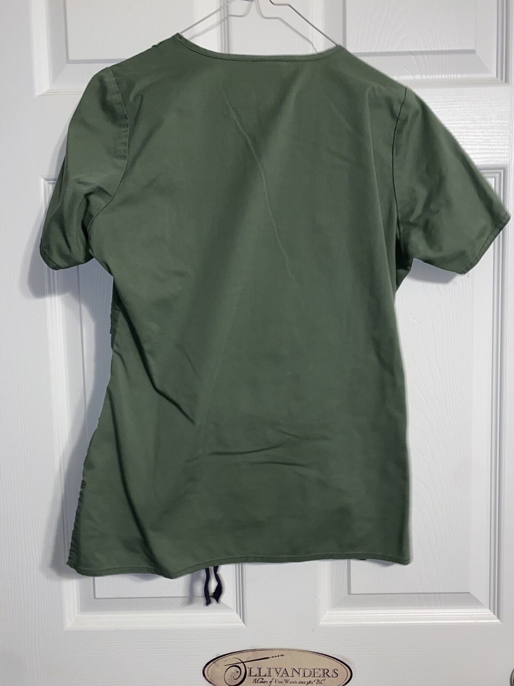 Two Sets Womens Scrubs Green
