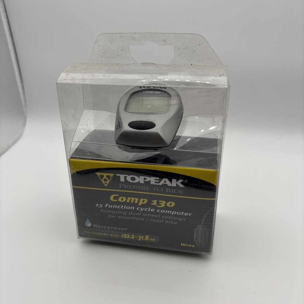 NOS TOPEAK COMP 130 WIRELESS COMPUTER W/ WIRE