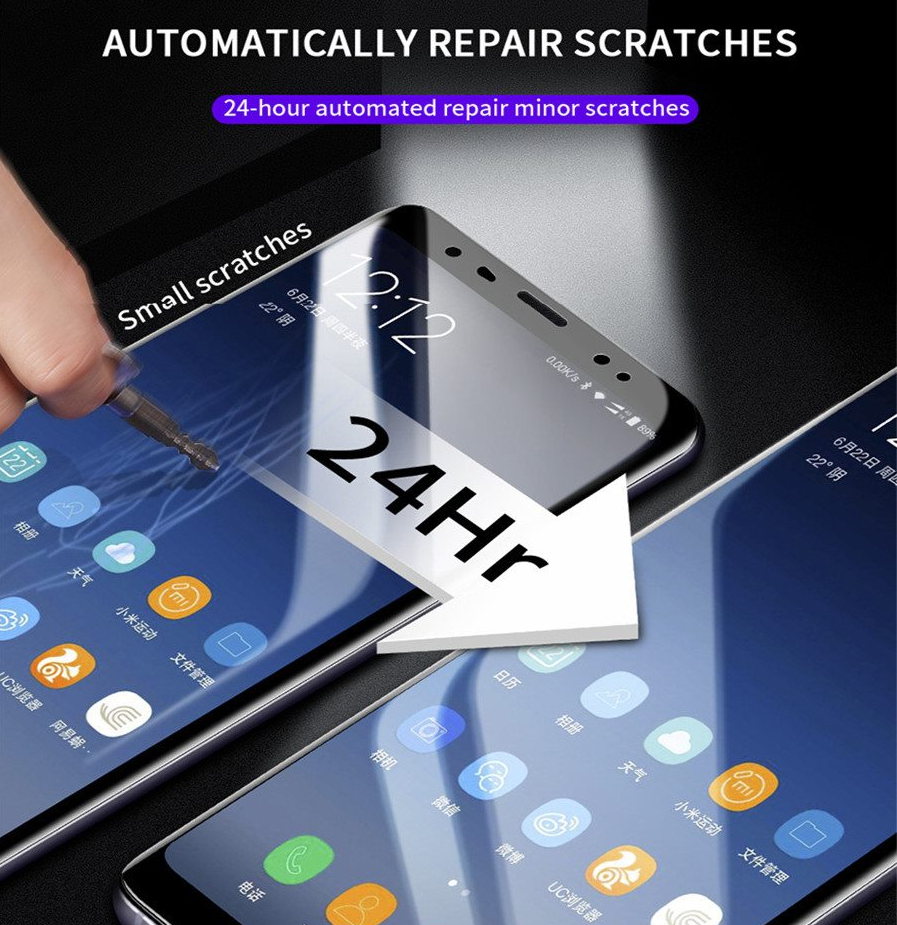 2Pack HYDROGEL Screen Protector Samsung S24 S23 FE S22 S21 S20 S10 S9 Note 20
