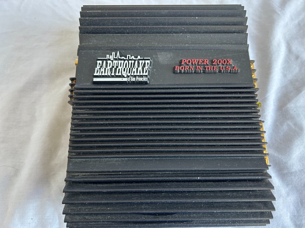 Vintage Old School Earthquake Power 200X Amplifier - Performs Excellent