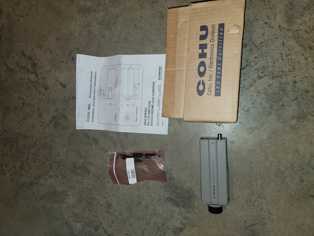 COHU 4912-3000/0000 High Performance CCD Camera