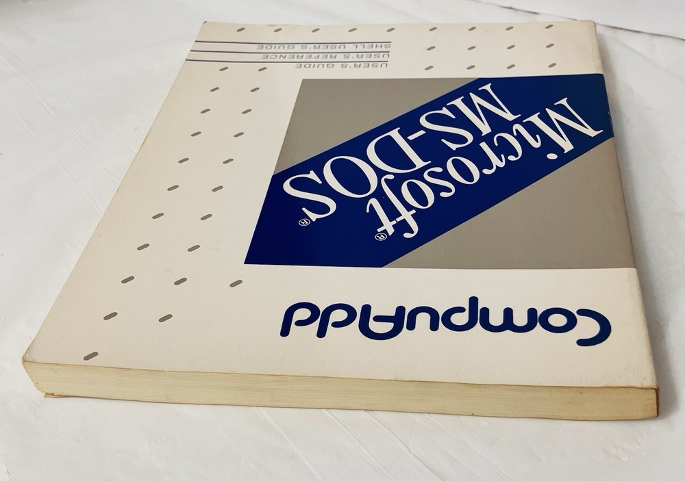 CompuAdd Microsoft MS-DOS User Guide User Reference Shell Guide (1988) Manual VG