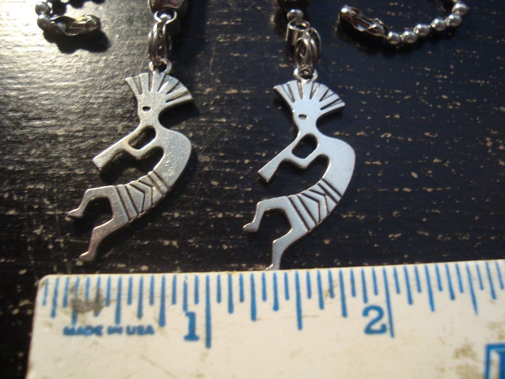Pair Kokopelli Ceiling Fan Pull Chains – Decorative Light/Lamp Pulls