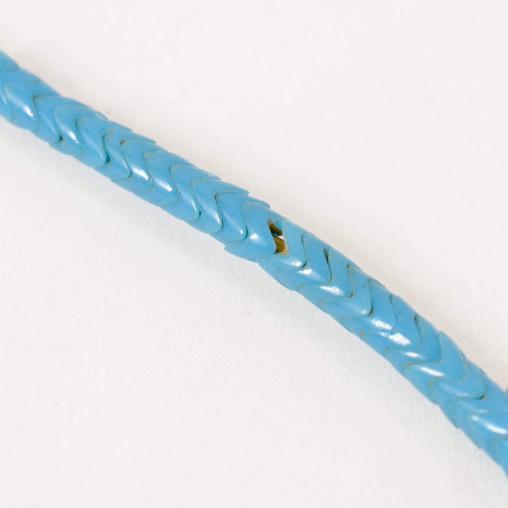 Snake Interlocking Blue Trade Beads