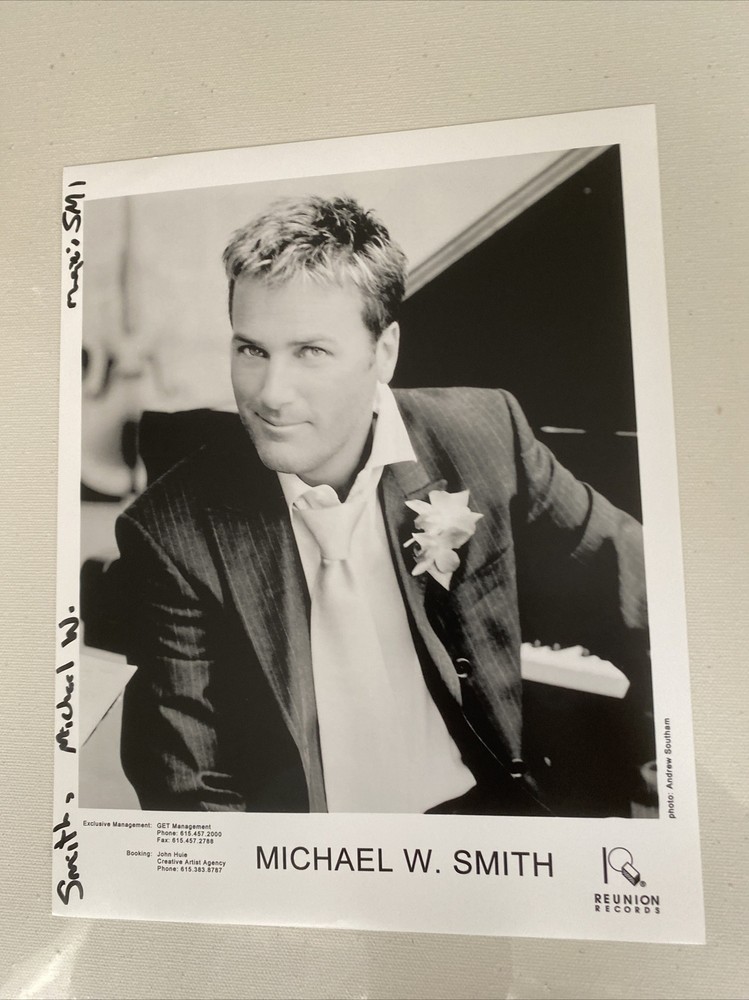 Michael W. Smith Press Photo 8x10”, See Description.