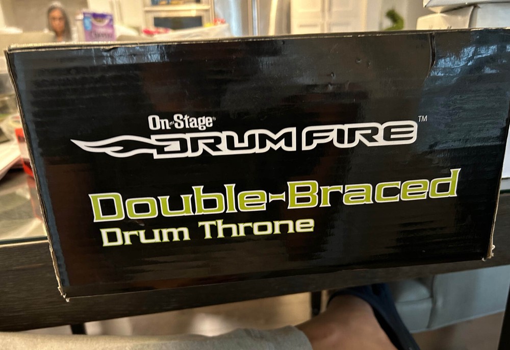 On-Stage MDT2 Double-Braced Drum Throne Seat