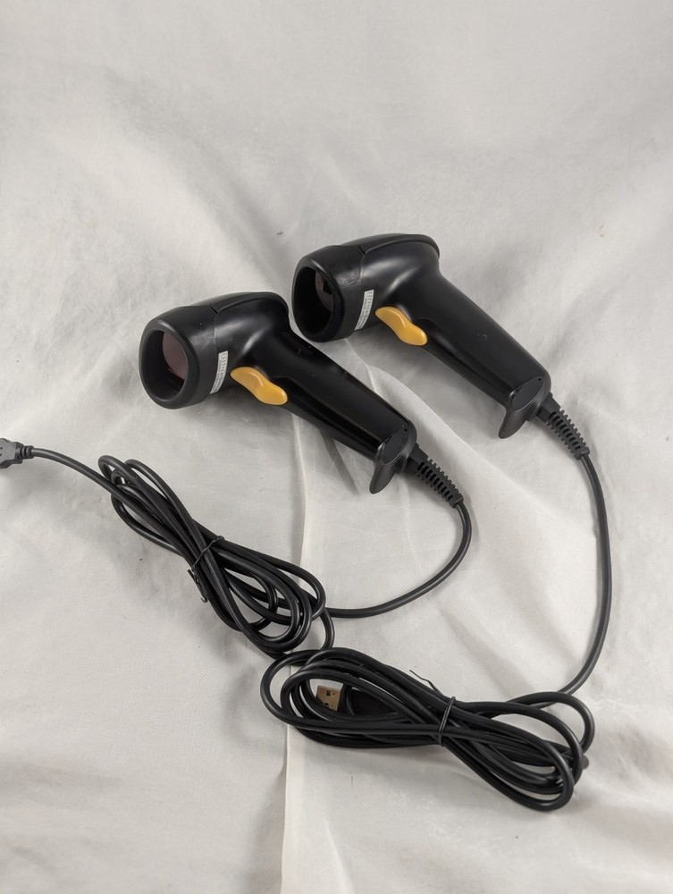 Lot of 2 E-Sky 9800 Laser Barcode Decoder and Scanners - Tested And Working Esky