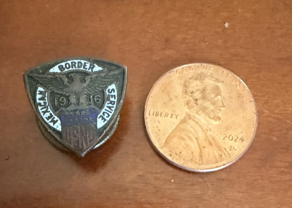 Mexican Border Service 1916 Lapel Pin