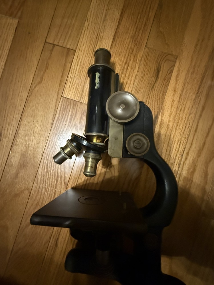 Vintage Bausch & Lomb Microscope with Brass Components