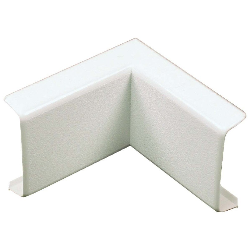 Wiremold NMW7 Wireway Inside Elbow, Non-Metallic, Plastic, White