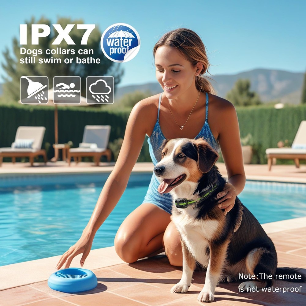Dog Training Collar with Remote, 2600FT Range,4 Training Modes Beep, Shake, S...