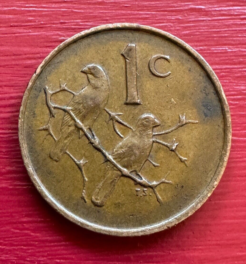 1966 SOUTH AFRICA I CENT COIN