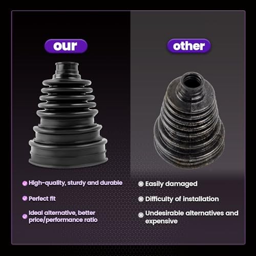 Upgrade CV Axle Boot Kit - 2 Pack | High-Durability Neoprene Rubber with