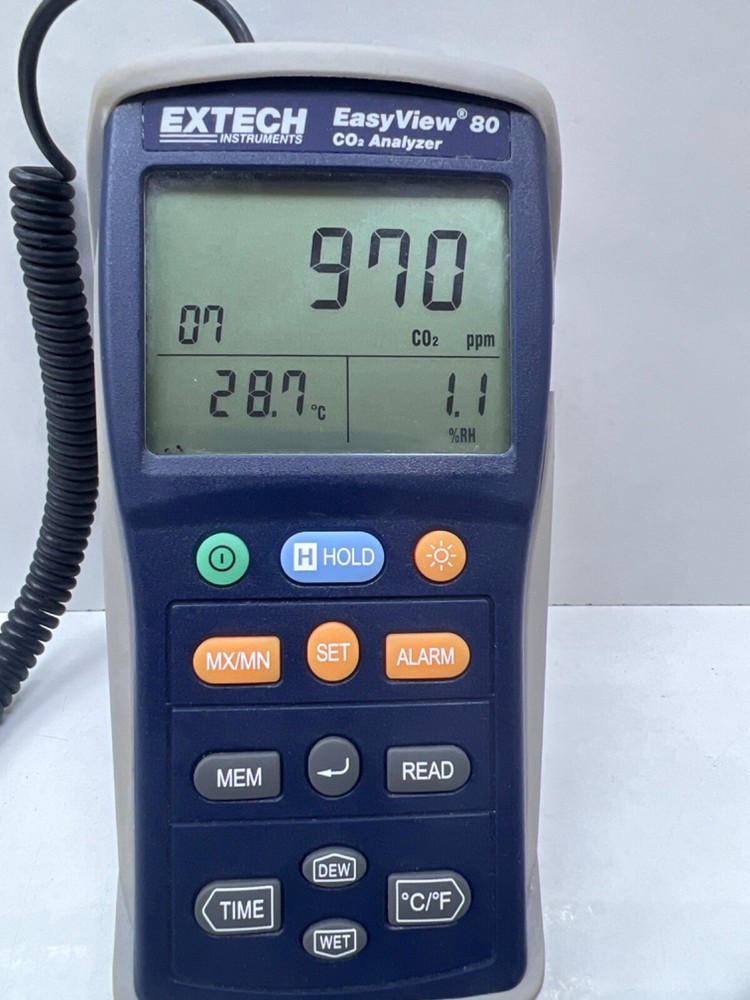EXTECH Easy View Indoor Air quality , CO2 Anlyzer