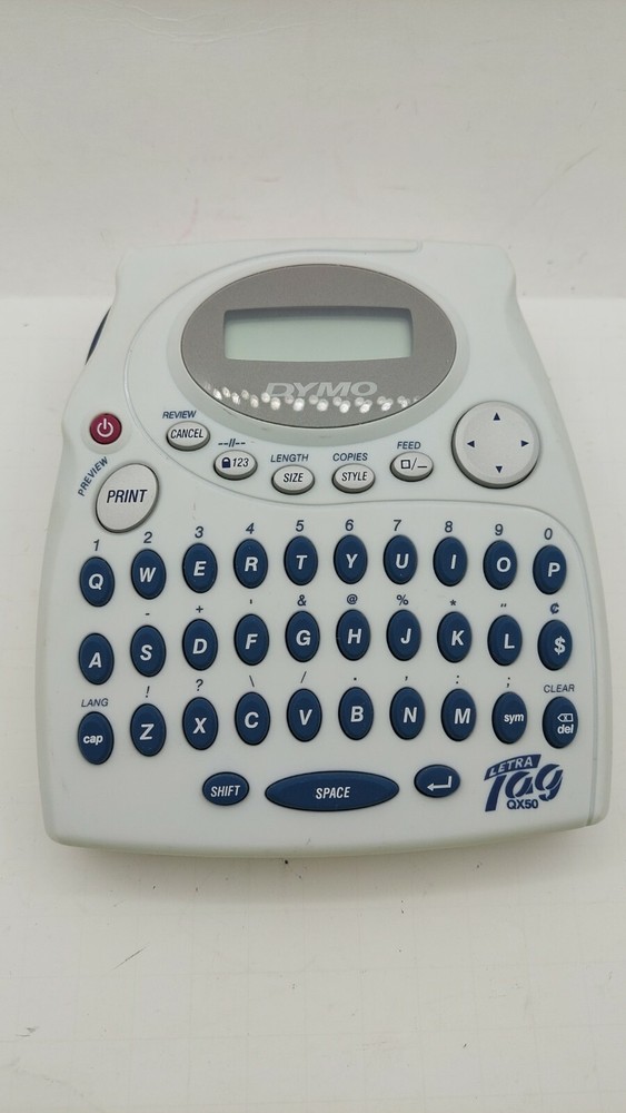 Dymo Letra Tag QX50 Electronic Label Maker Handheld