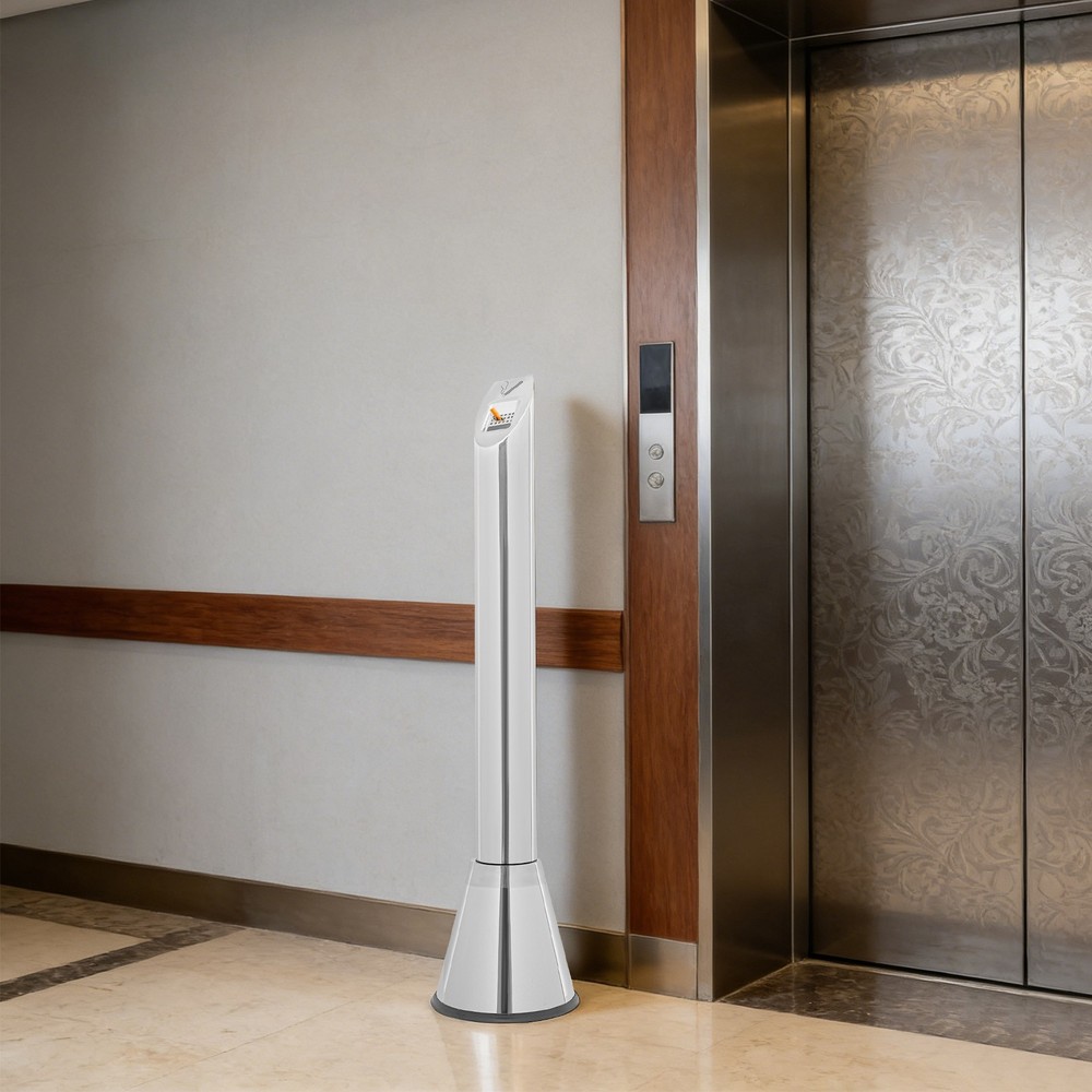 Cigarette Butt Receptacle Disposal, Commercial Floor Standing Ash Bin, Cigarette