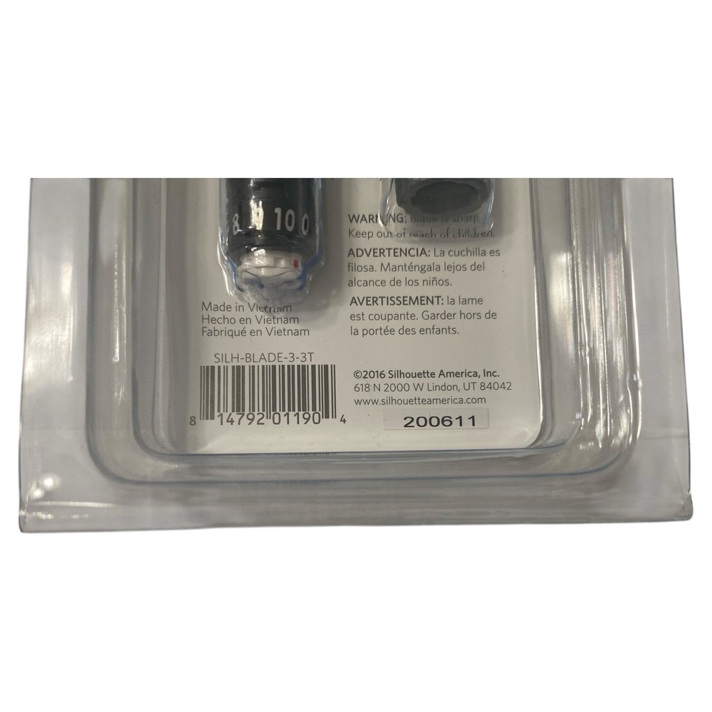 Silhouette Blade Cameo Replacement Black SILH-BLADE-3-3T - 2016