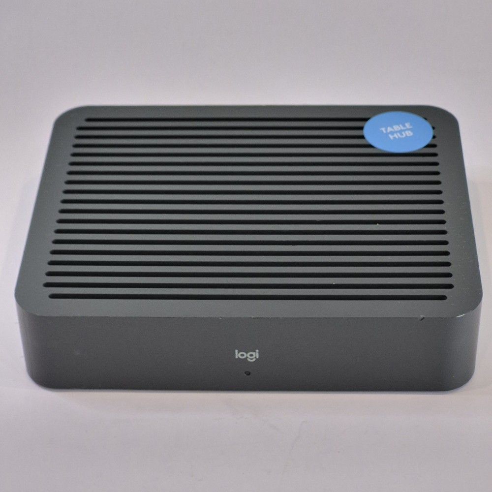 Logitech Rally System Bundle Display Hub Table Hub Speakers Pair OEM Tested