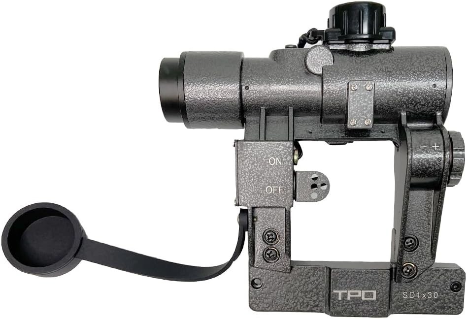 Sniper SD Rifle Scope with Side Rail Mount (1x30 Red Dot)