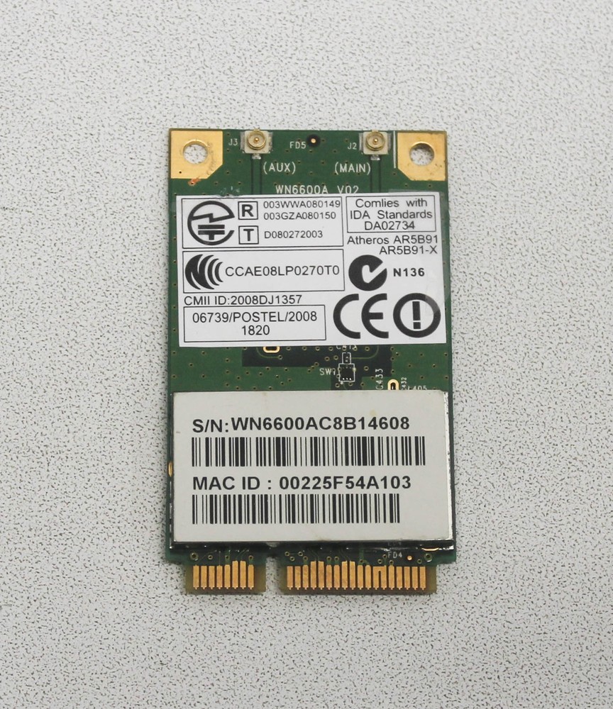 AR5B91 Asus Wireless Lan Board 802 "GRADE A"