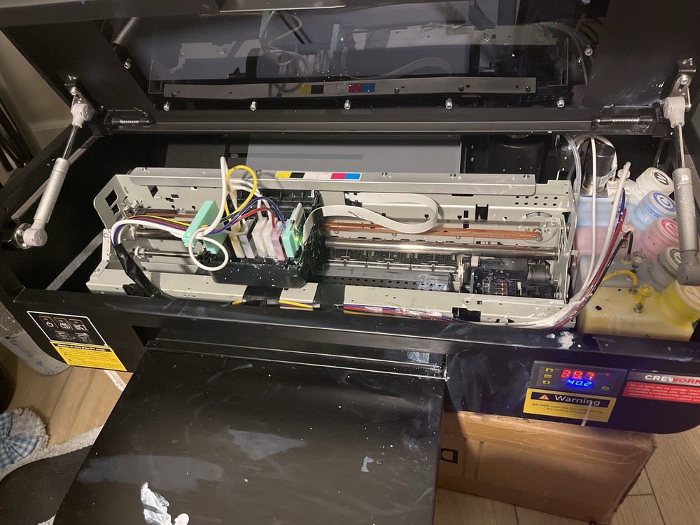 CREWORKS V720 Wide/Large Format Inkjet Printer with Roll Holder – DTF Ready