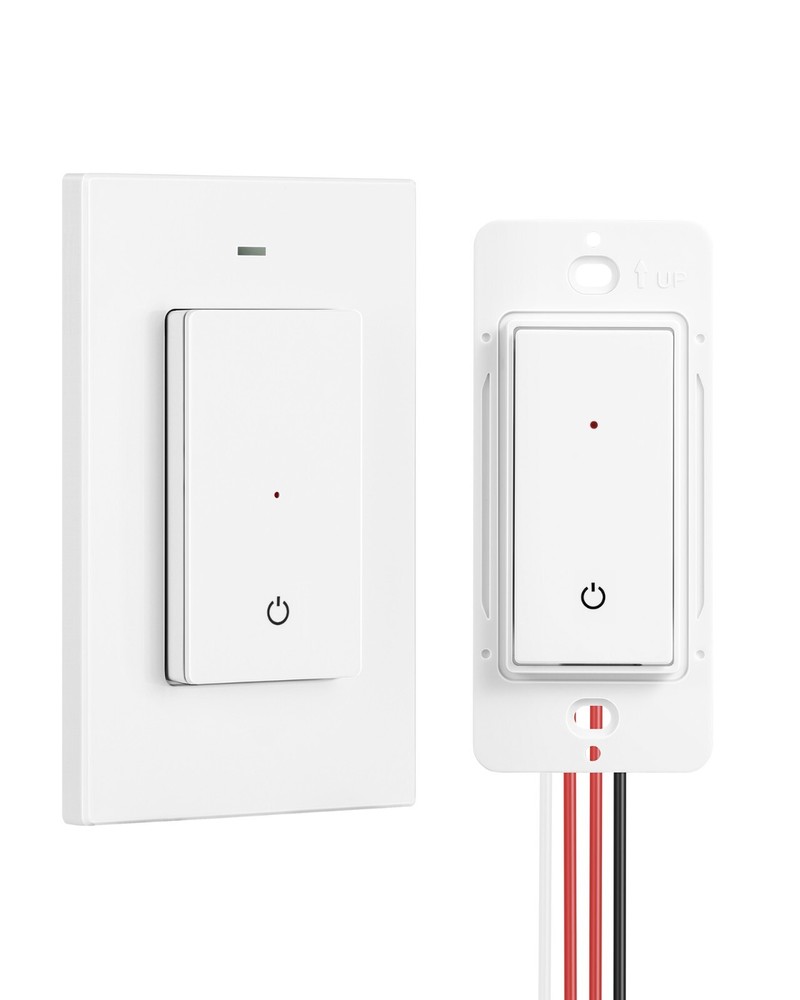 DEWENEILS 3 Way Wireless Light Switch,125V Wireless Light Switch and Receiver