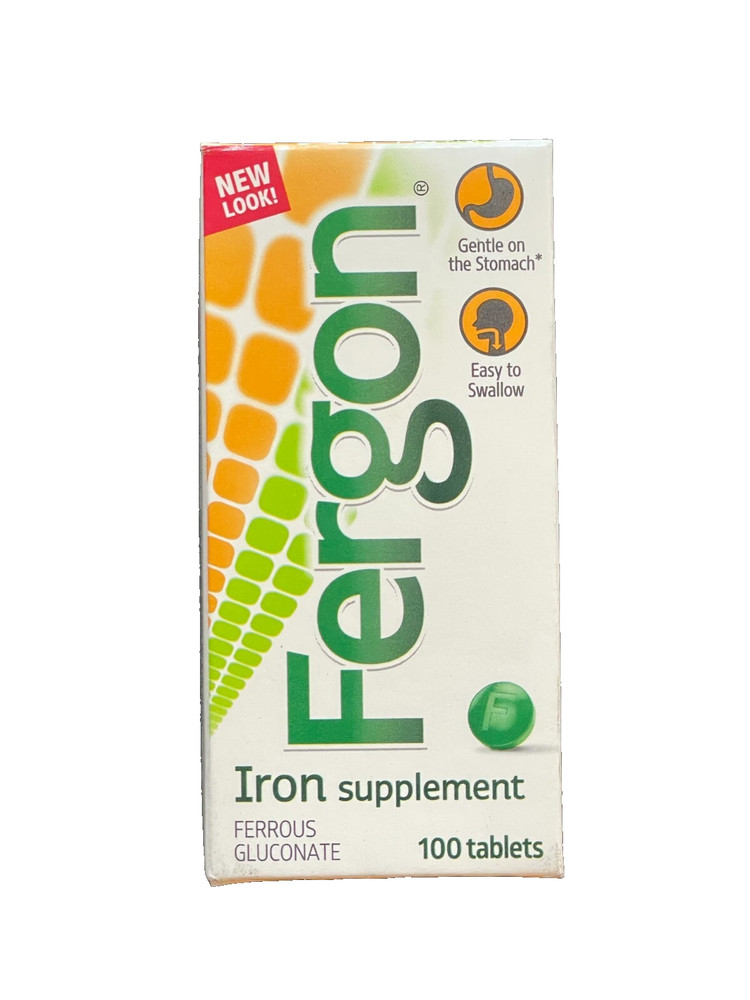 Fergon Iron Supplement Tablets 100 Tabs By Fergon