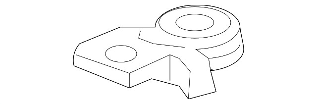 Genuine GM Driver Side Radiator Upper Bracket 84009866