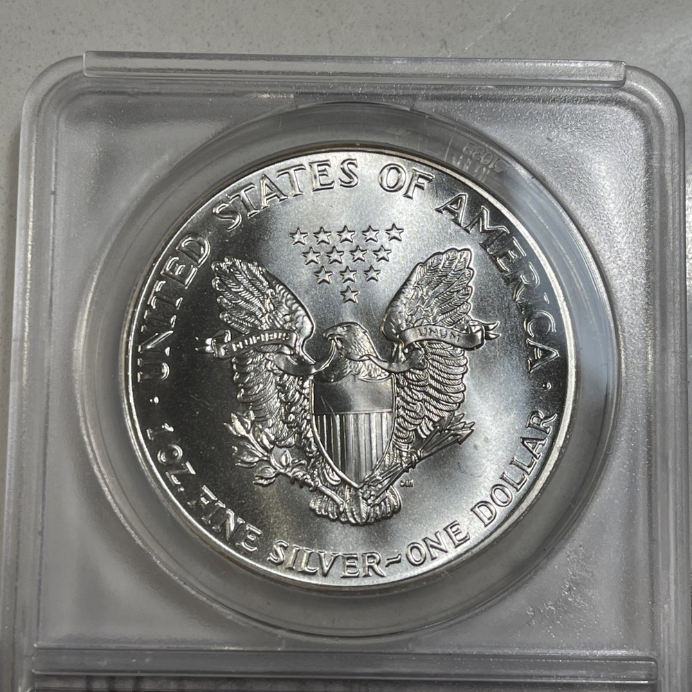 1986 $1 AMERICAN SILVER EAGLE ANACS MS69 Certified
