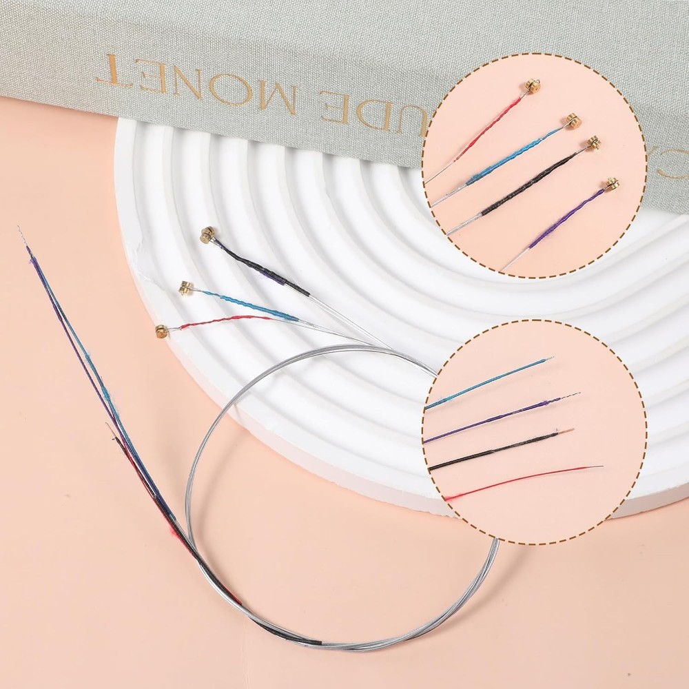 12 PCS Violin Strings Full Set, Universal Classic Steel Core Strings Carbon Stee