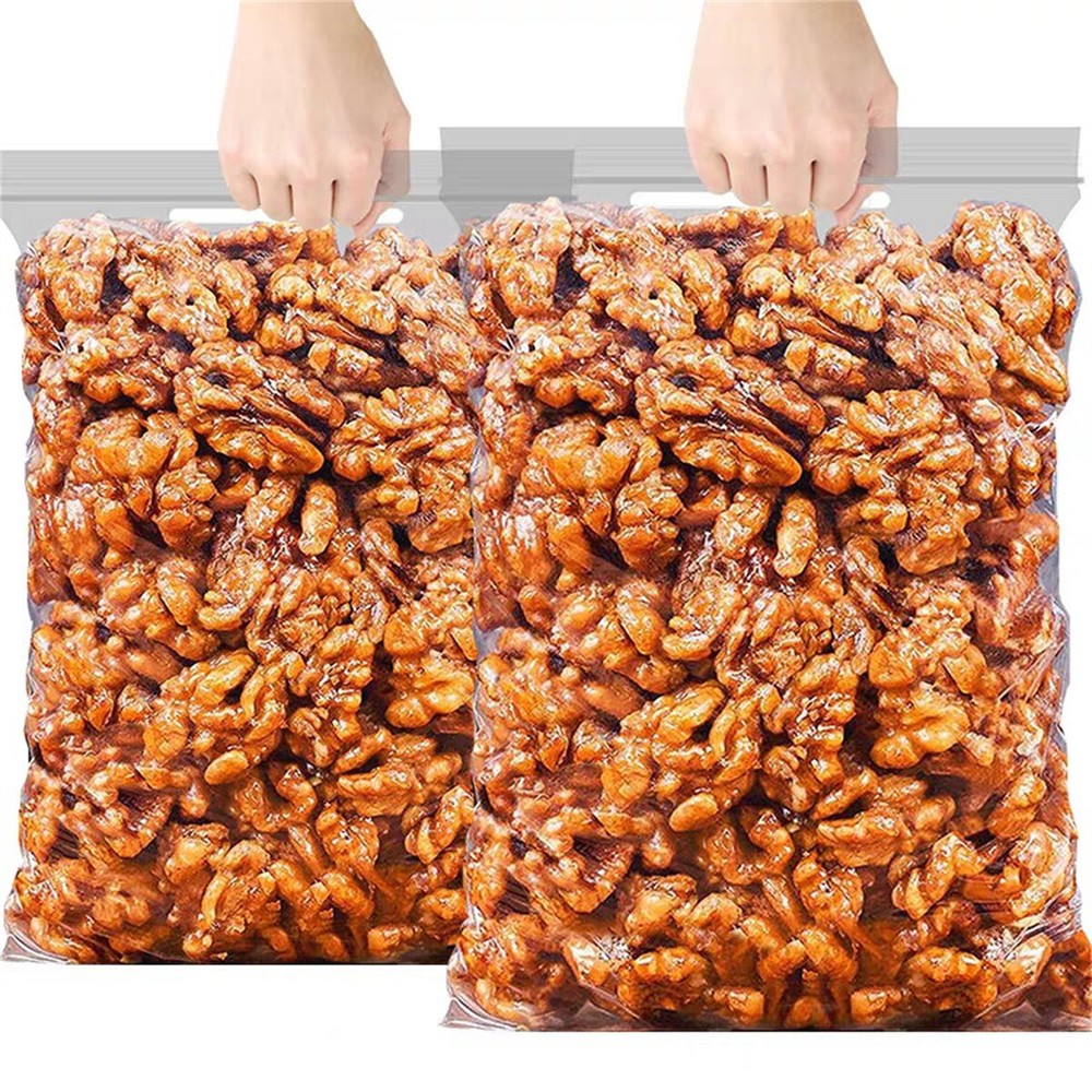 1 Pack 500g Sugar-Coated Amber Walnut Kernel Walnut Meat Leisure Snacks