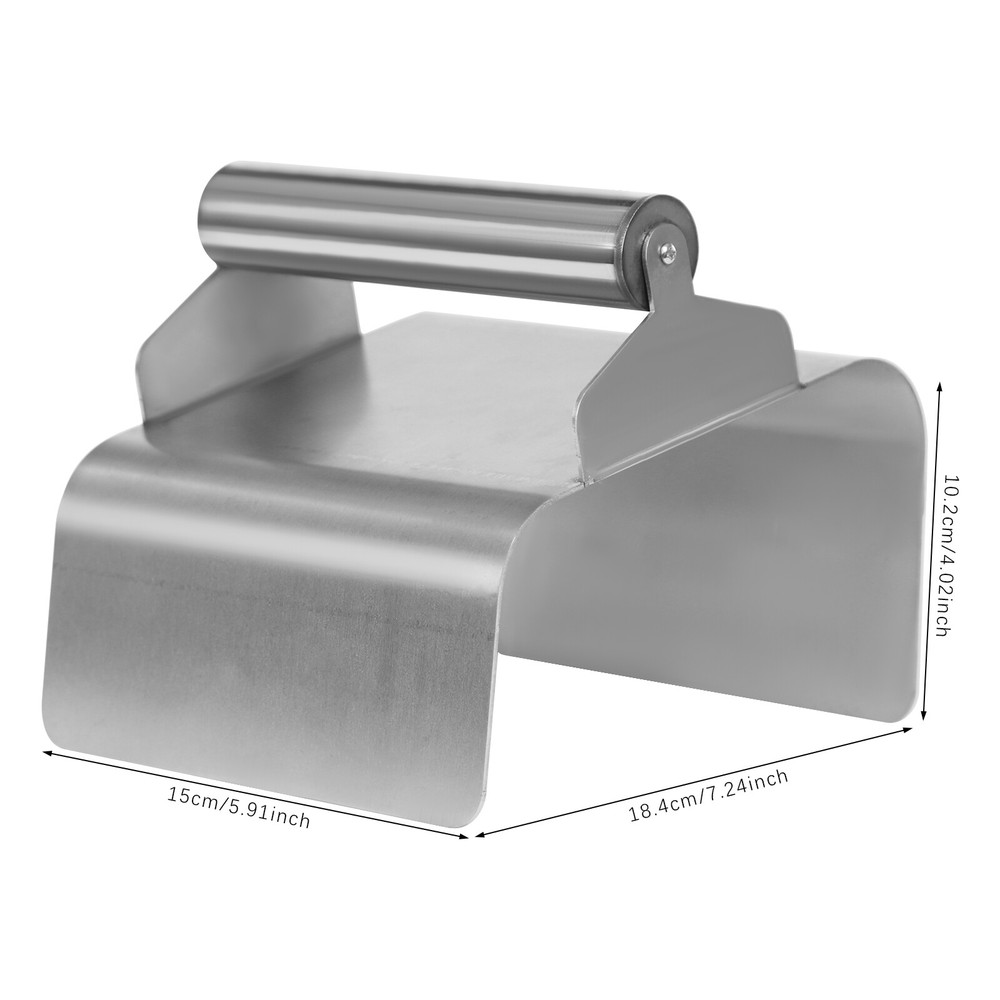 Concrete Curbing Trowel Cement Model Making Tool w/ Handle and Putty Knife