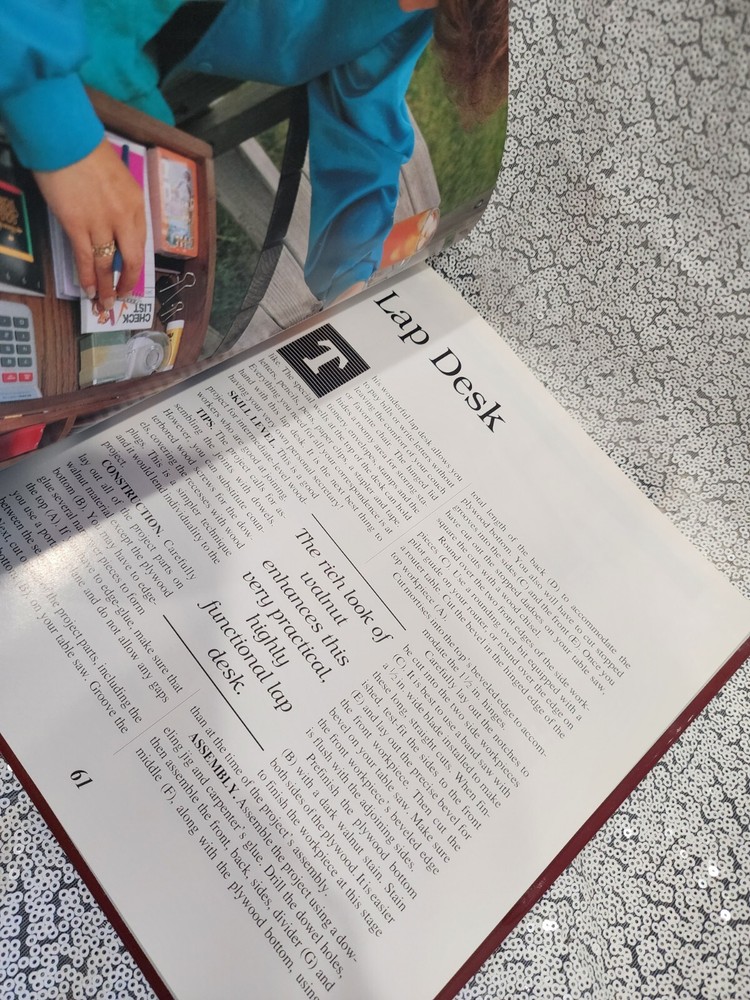 Woodworking Projects Yearbook Hardcover 1993 Favorite Projects & Techniques Nice