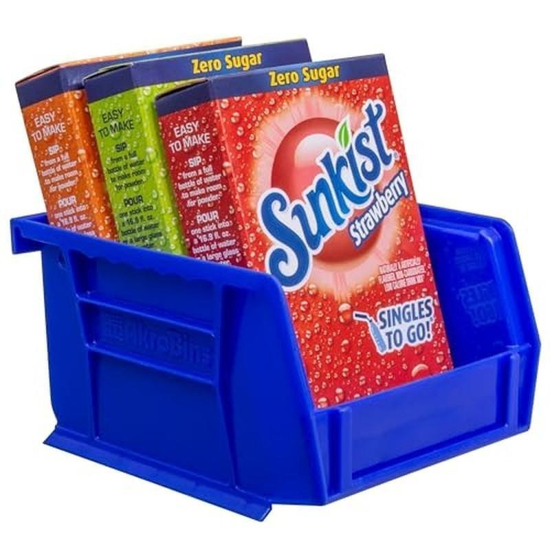 24-Pack Stackable Storage Bins Garage Organization Craft Storage Multi-Purpose