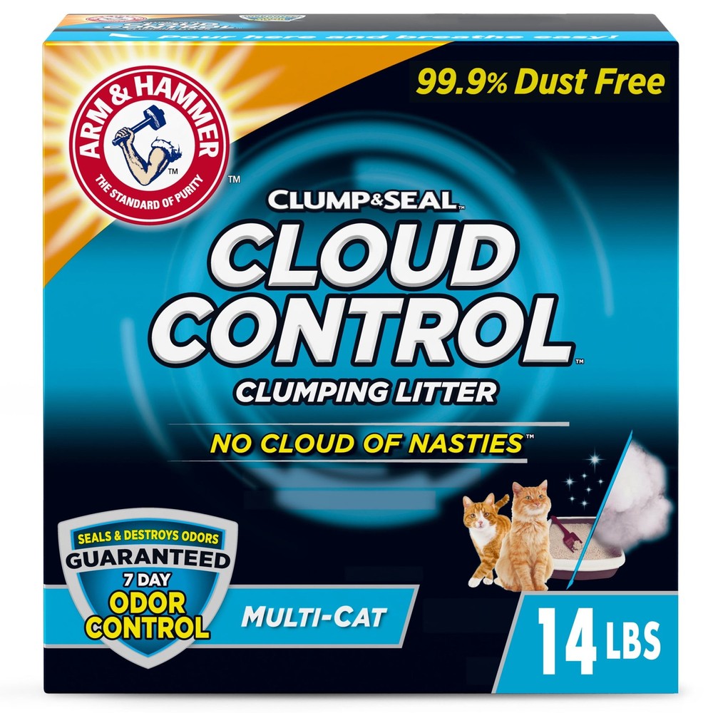 Cloud Control Multi-Cat Clumping Cat Litter W/ Hypoallergenic Light Scent