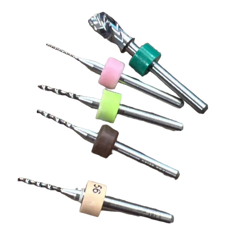 150-Resharpened Micro Carbide Bits Mills PCB Drills Mostly Unused Machinist Tool