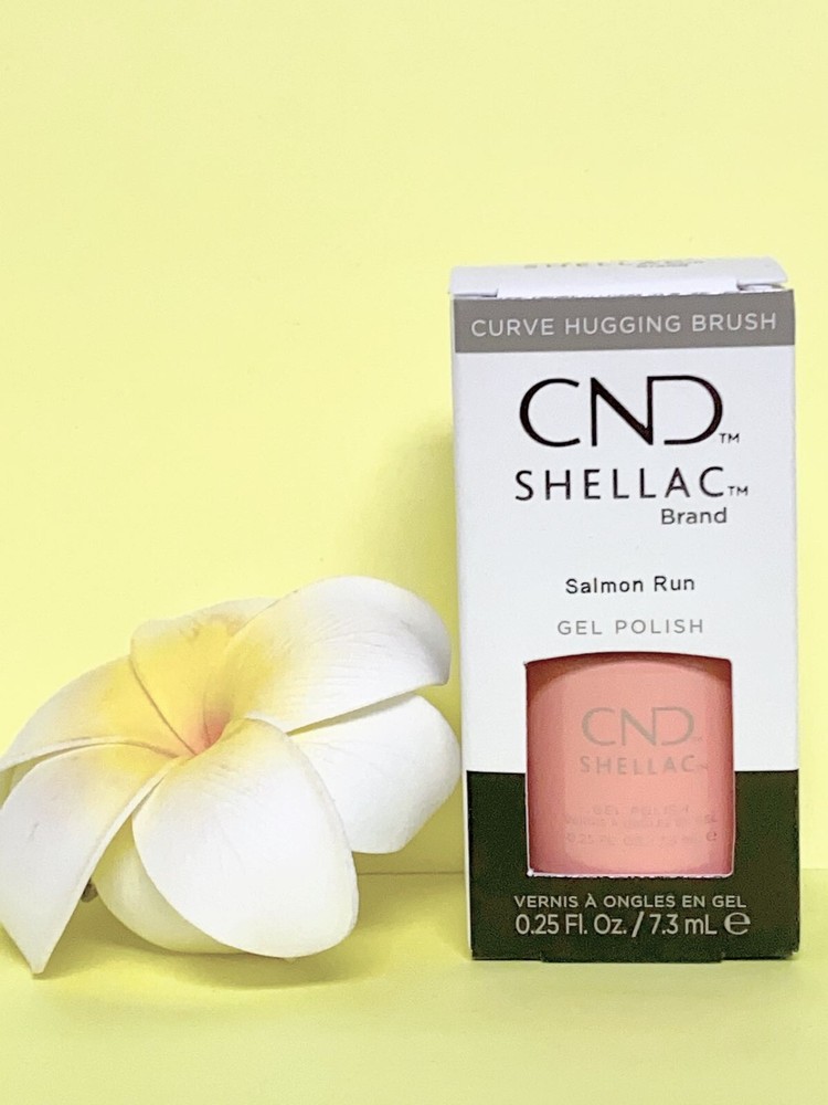 CND Shellac UV Gel Polish - Salmon Run 0.25oz