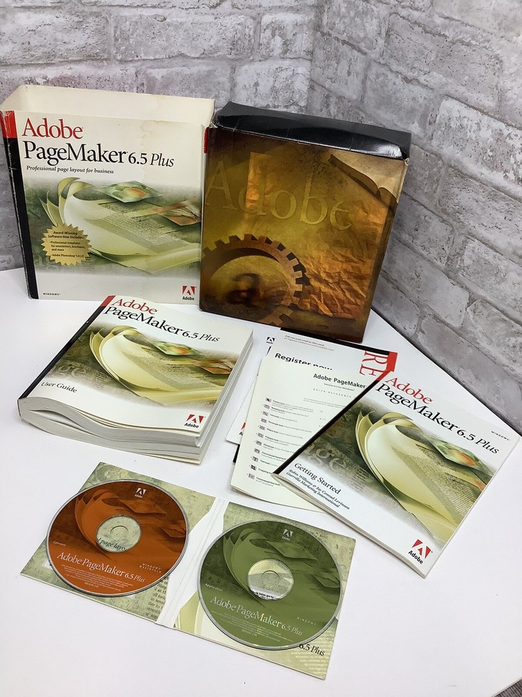 Adobe PageMaker 6.5 Plus Macintosh Business Page Layout Windows Complete