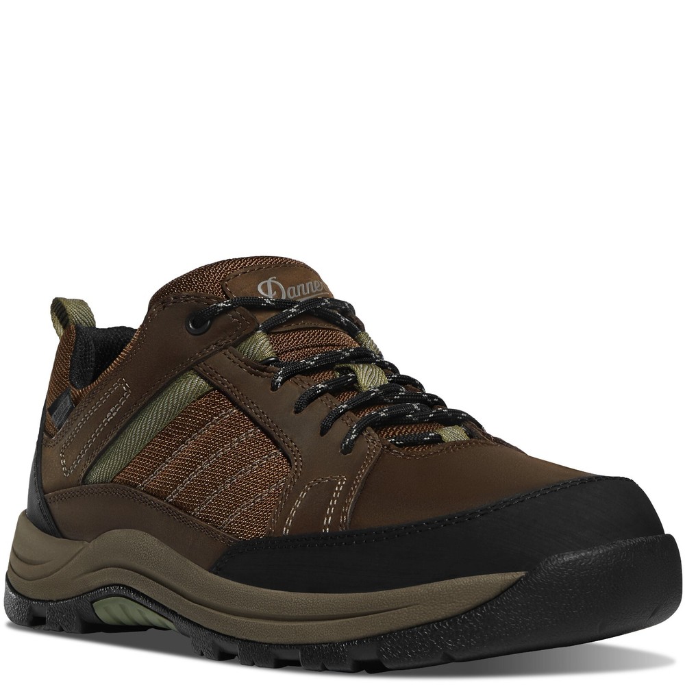 Danner Riverside 3" Brown/Green Work Shoe