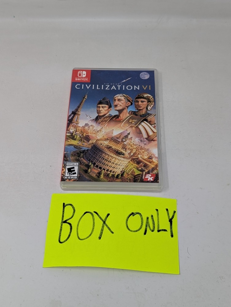 Sid Meier's Civilization VI - Nintendo Switch Case & Insert ONLY