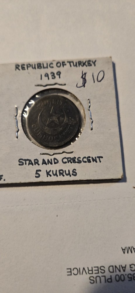 1939 TURKEY 1 KURUS
