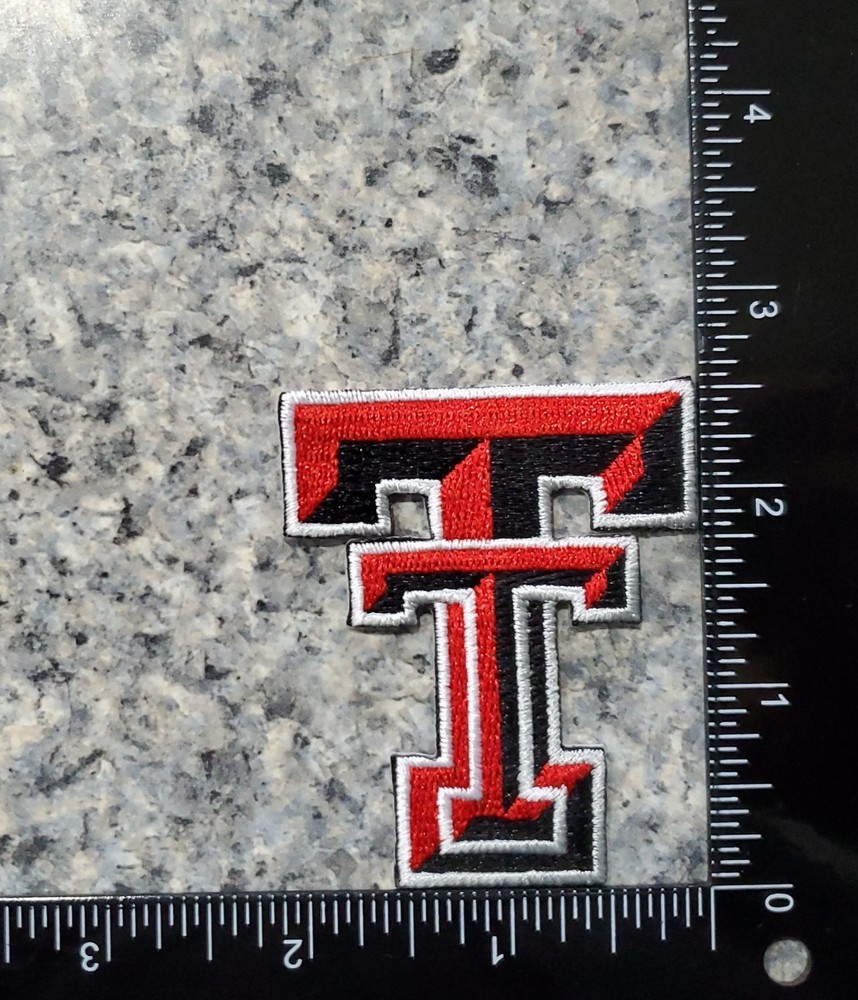 Vintage Texas Tech Patch. Embroidered. Iron On Backing. 2.5"x 2"