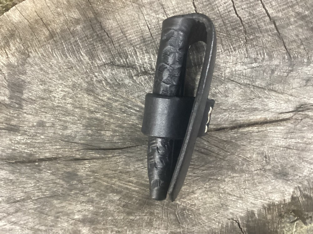 Leather Folding Knife Belt Loop Sheath Buck 110 Size (Sheath Only)