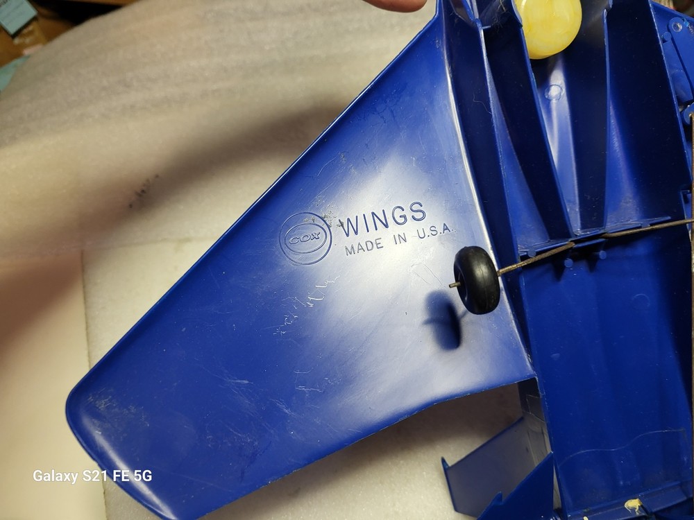 Cox US Navy Wings F-15 Tether Plane No Engine